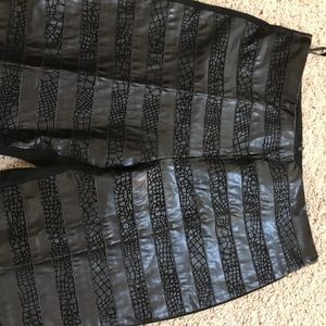 TiBALDI Faux Leather Pants Size 8